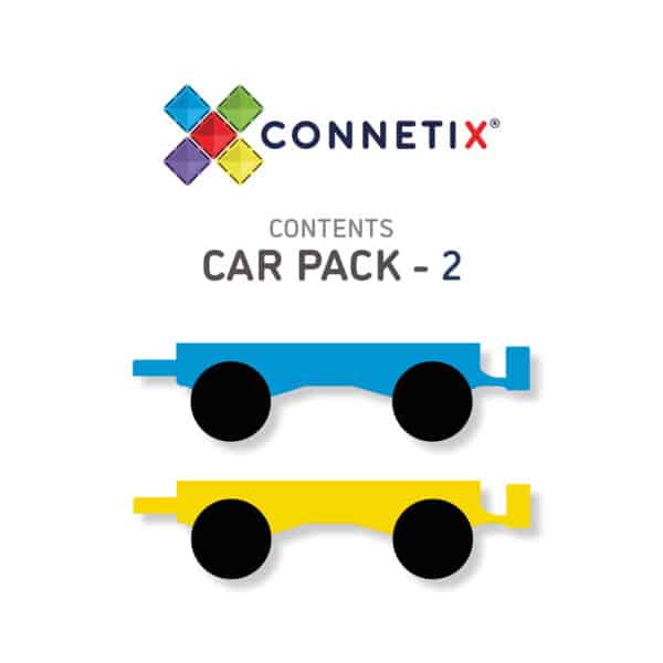 Connetix 2 Piece Car Pack - The Mini Branch