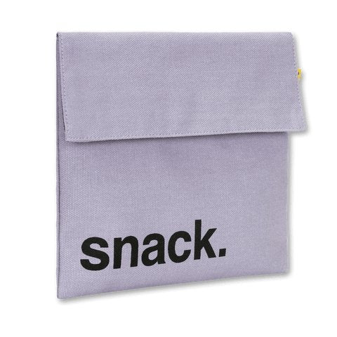 Fluf Flip Snack Bag - 'Snack' Lavender - The Mini Branch