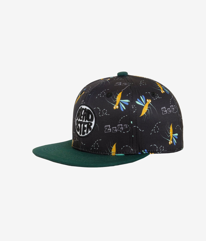 Headster Mosquito Snapback - Black - The Mini Branch