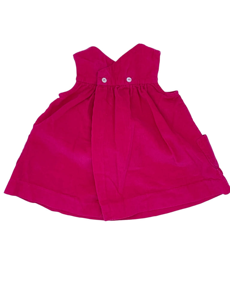 Jacadi Soft Velour Pinafore Dress (3 months) - Pink - The Mini Branch