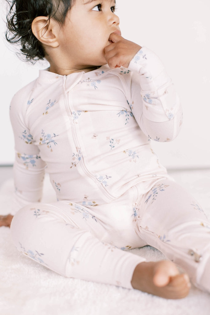 Loulou Lollipop SS23 Sleeper - Ditsy Floral - The Mini Branch