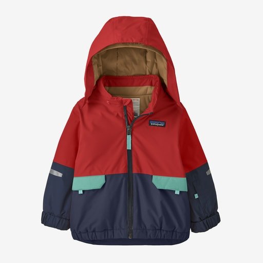 Patagonia Baby Snow Pile Jacket - Touring Red - The Mini Branch