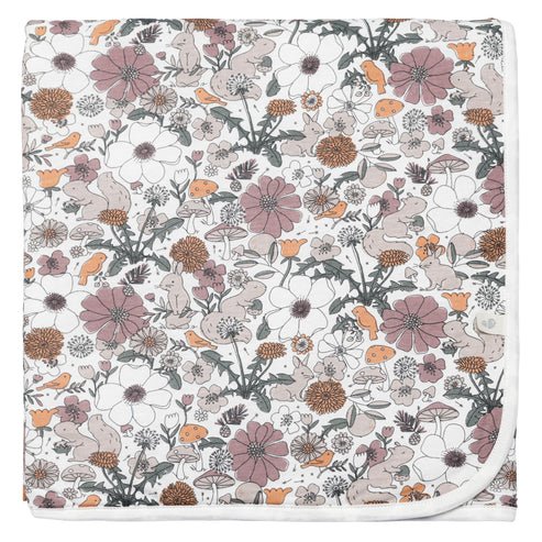 Perlimpinpin Bamboo Blanket - Floral Patch - The Mini Branch