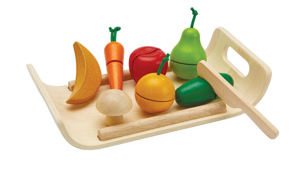 PlanToys Assorted Fruits & Vegetables - The Mini Branch