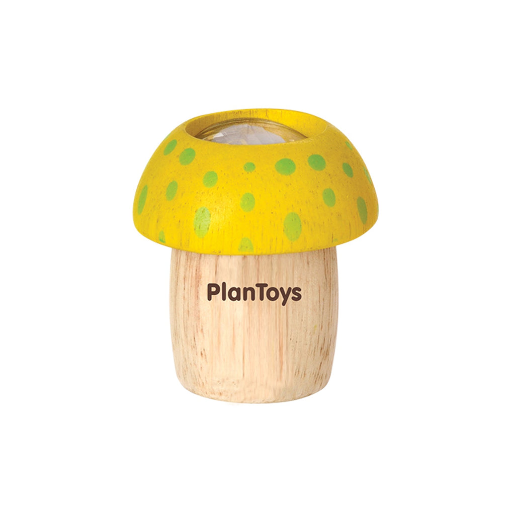 PlanToys Mushroom Kaleidoscope - Yellow - The Mini Branch