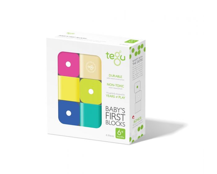 Tegu Babys First Blocks - 6-Piece - Multi - The Mini Branch