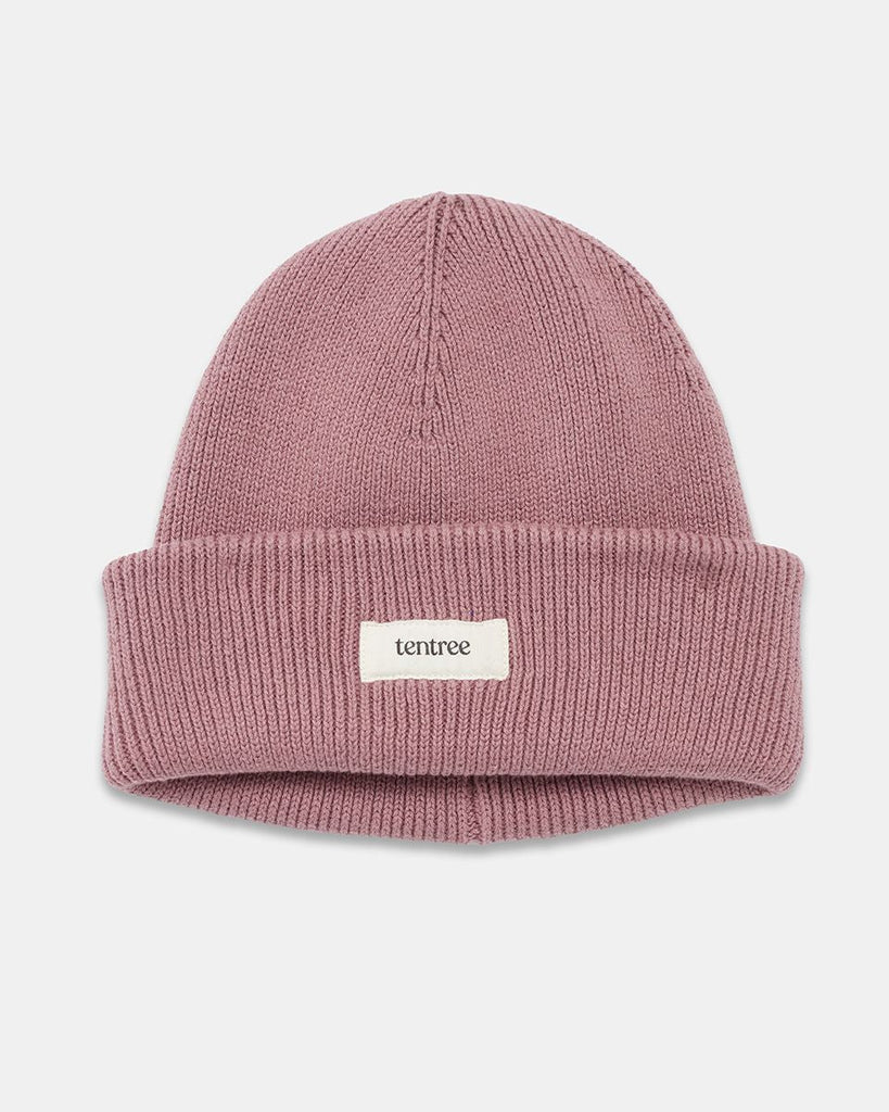 Tentree Kids Cotton Beanie - Shaded Mauve - The Mini Branch