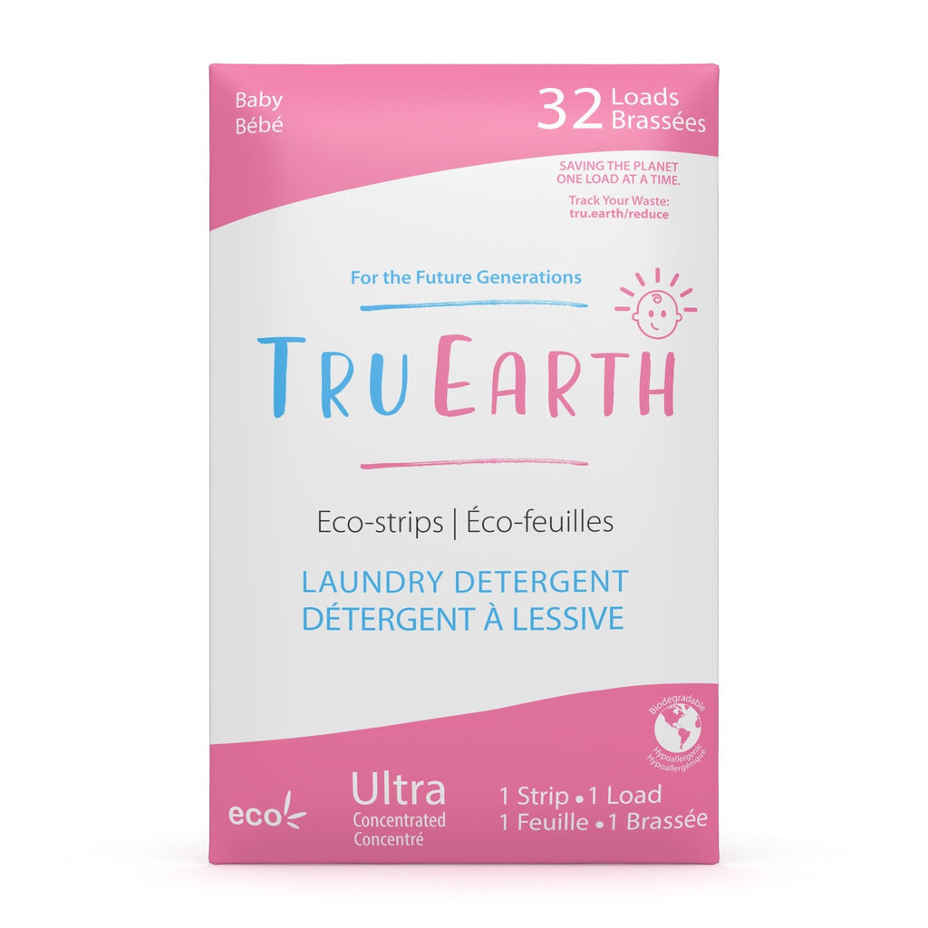 Tru Earth Eco-strip Laundry Detergent - Baby Scent - The Mini Branch