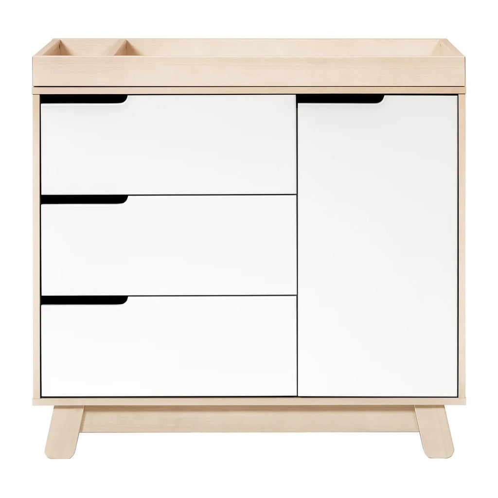 Babyletto Hudson 3 - Drawer Changer Dresser - Washed Natural/White - The Mini Branch