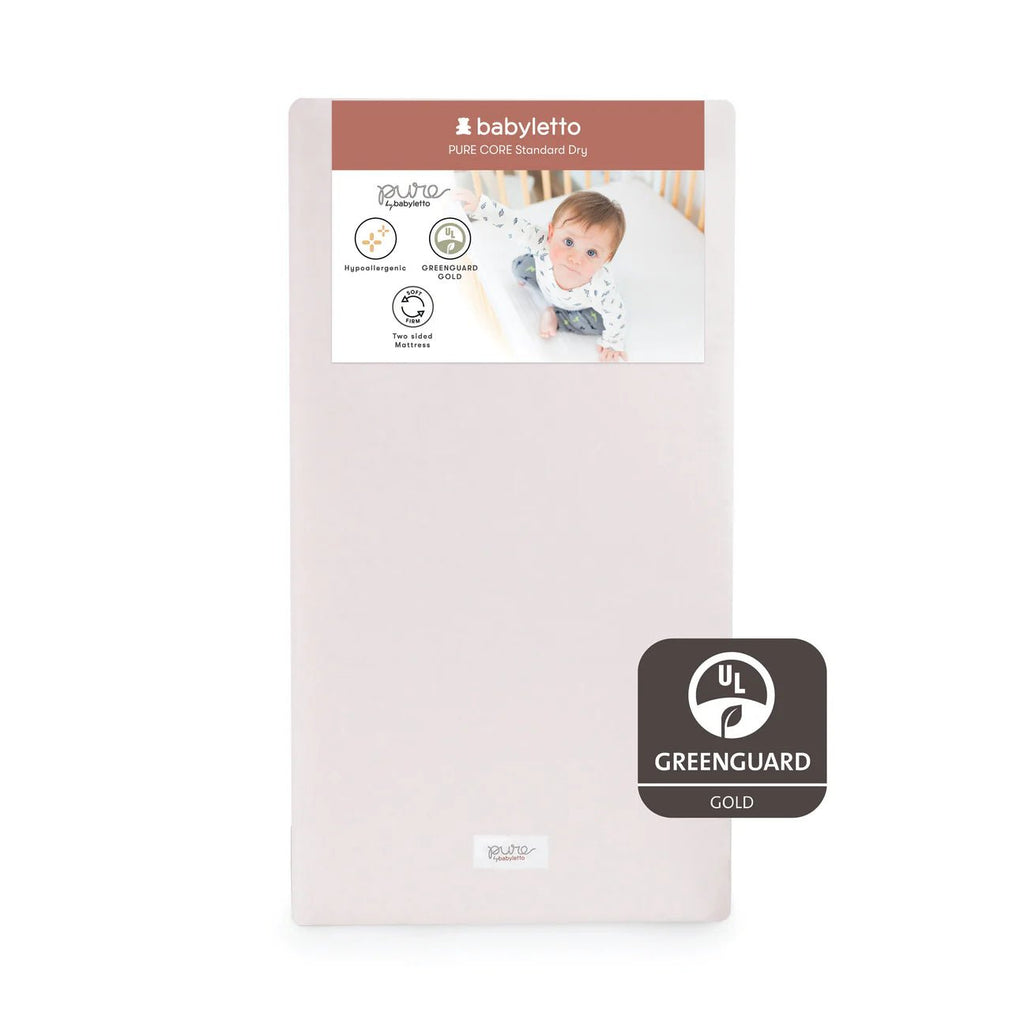 Babyletto Non - Toxic Pure Core Crib Mattress w/ Dry Waterproof Cover - Full - The Mini Branch