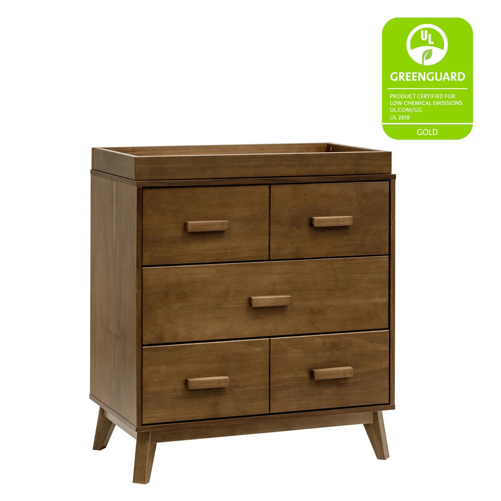 Babyletto Scoot 3 - Drawer Changer Dresser - Natural Walnut - The Mini Branch