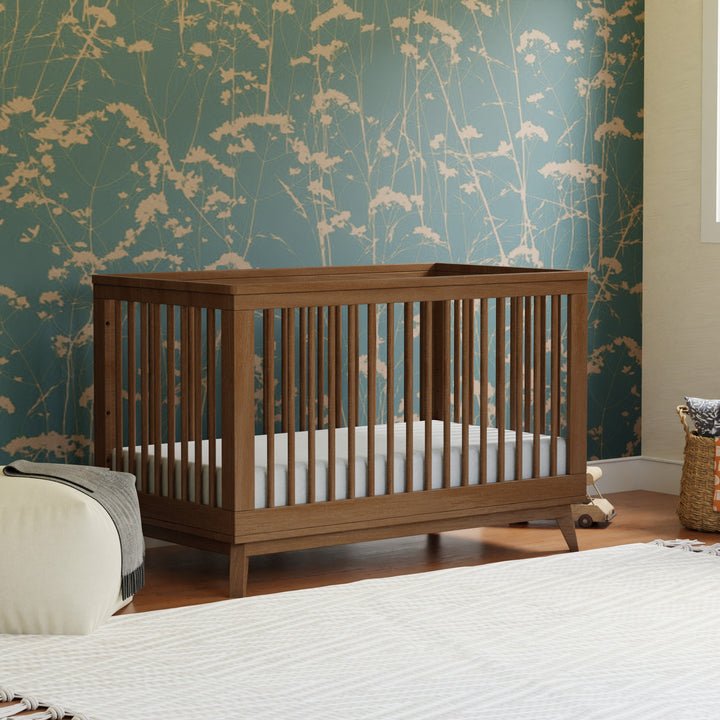 Babyletto Scoot 3 - in - 1 Convertible Crib - Natural Walnut - The Mini Branch