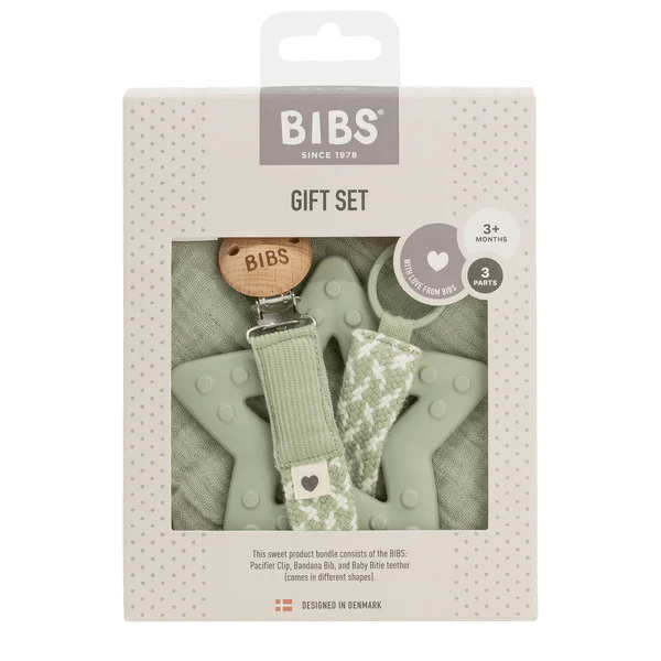 BIBS My First 6 Months Gift Set - Sage - The Mini Branch