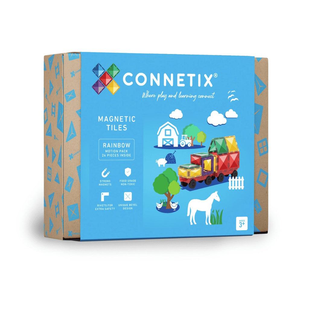 Connetix Rainbow Motion Pack 24 piece - The Mini Branch