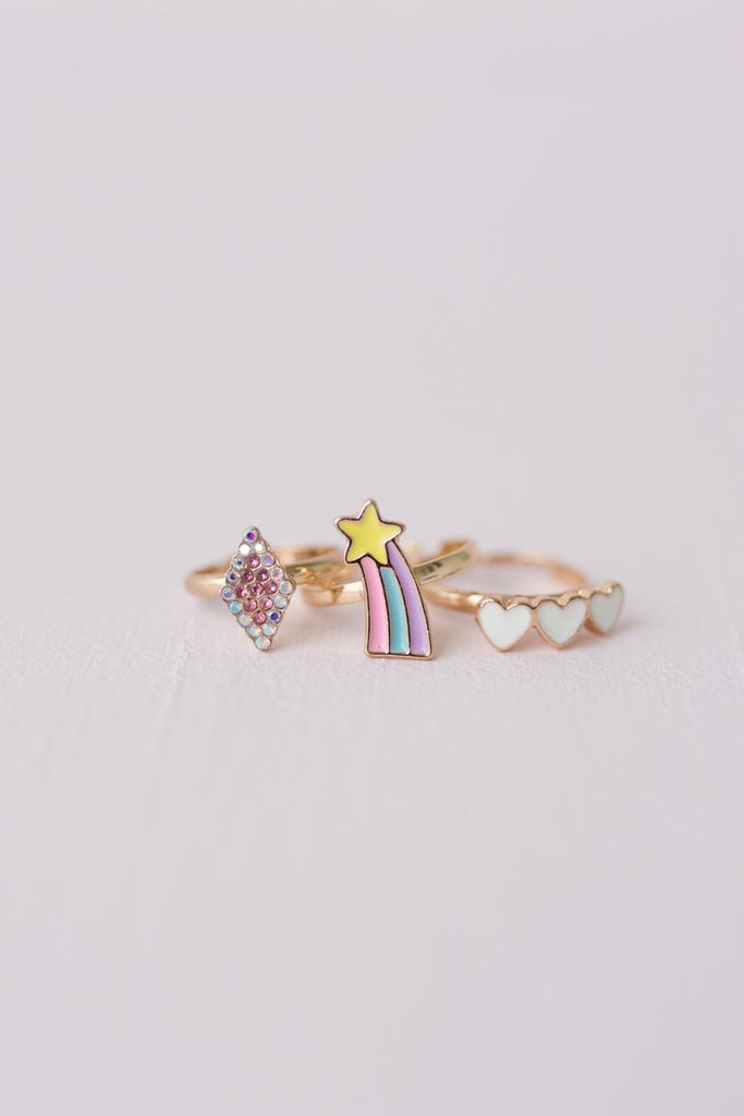 Great Pretenders Boutique Heart Star Rings - The Mini Branch