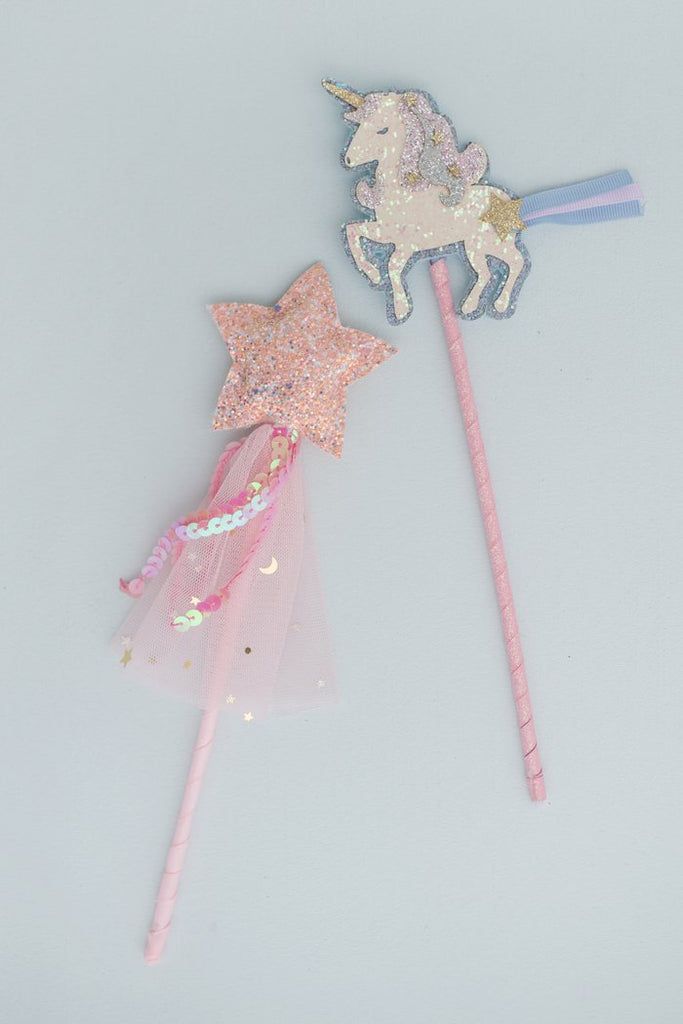 Great Pretenders Boutique Unicorn & Star Wands - The Mini Branch