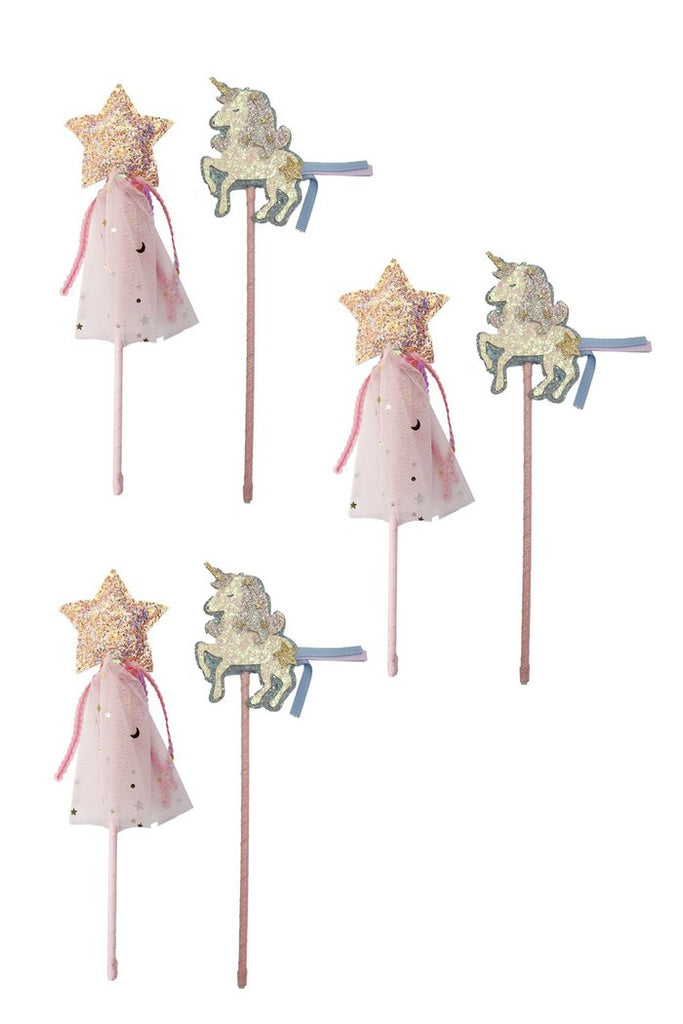 Great Pretenders Boutique Unicorn & Star Wands - The Mini Branch