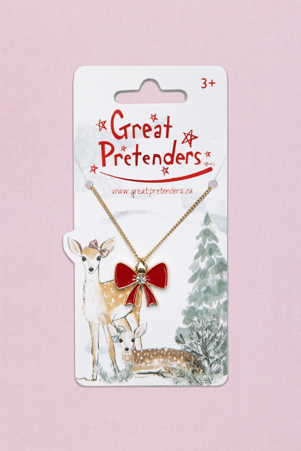 Great Pretenders Holiday Bow Necklace - The Mini Branch