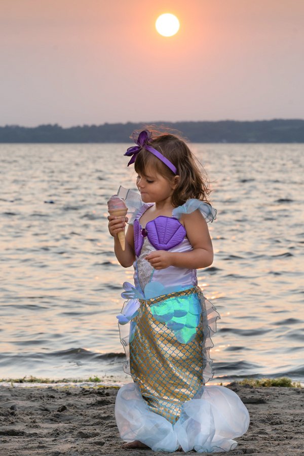 Great Pretenders Mermaid Dress & Headband - 3 - 4T - The Mini Branch