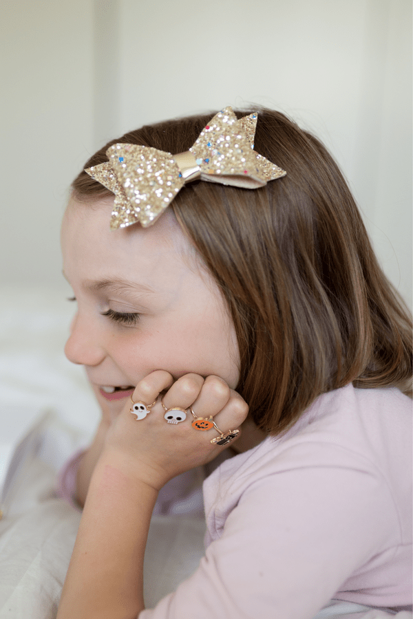 Great Pretenders The Great Gold Bow Hair Clip - The Mini Branch