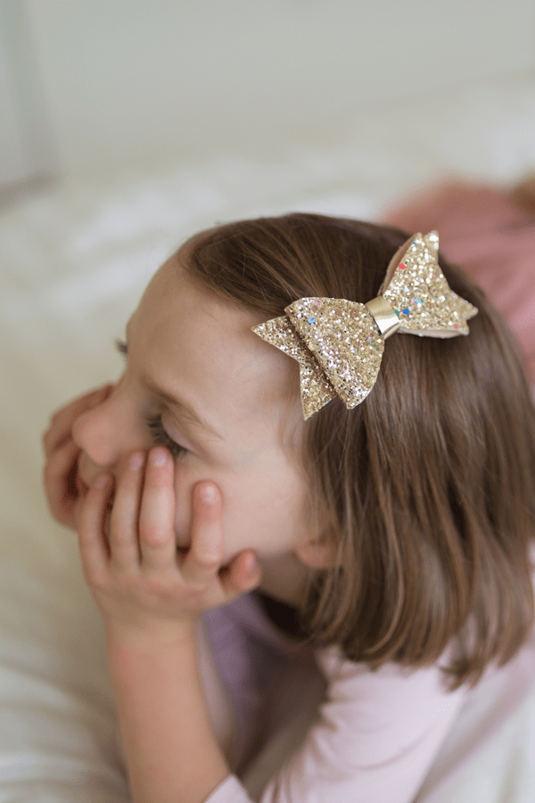 Great Pretenders The Great Gold Bow Hair Clip - The Mini Branch