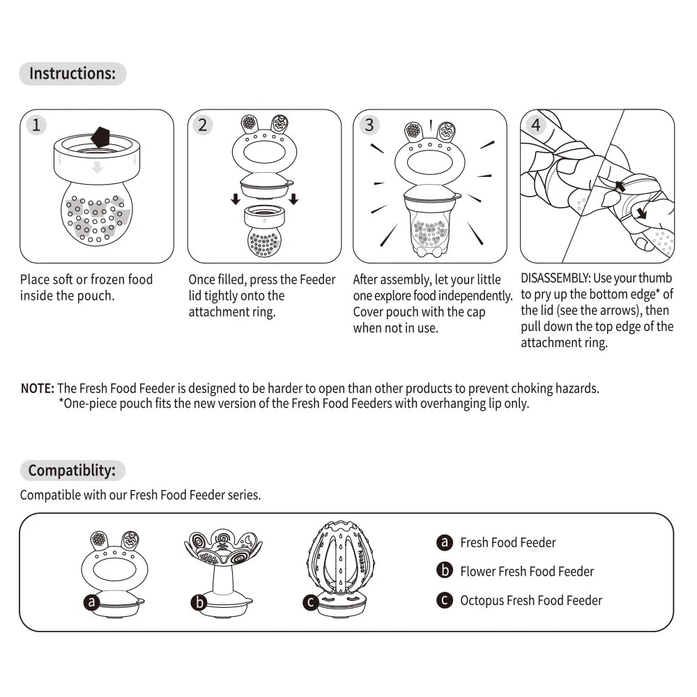 Haakaa Silicone feeder Replacement Pouch - The Mini Branch