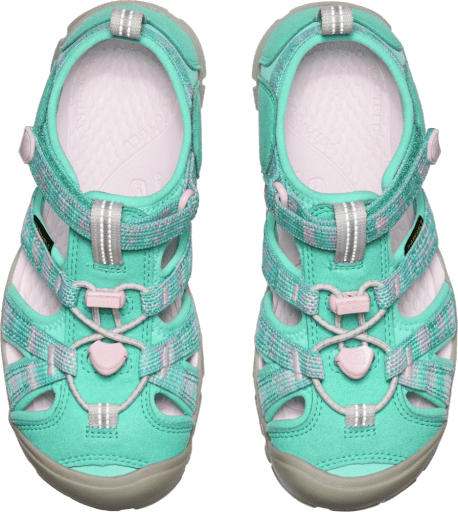 Keen Big Kids' Seacamp II Cnx - Bright Aqua/Giggle Pink - The Mini Branch