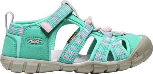 Keen Big Kids' Seacamp II Cnx - Bright Aqua/Giggle Pink - The Mini Branch