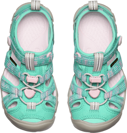Keen Little Kids' Seacamp II Cnx - Bright Aqua/Giggle Pink - The Mini Branch