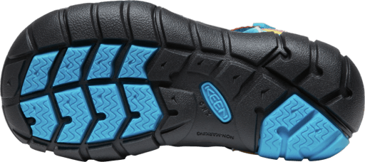 Keen Little Kids' Seacamp II Cnx - Vivid Blue/Original Tie Dye - The Mini Branch