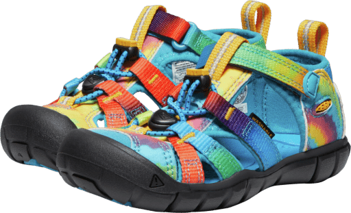 Keen Little Kids' Seacamp II Cnx - Vivid Blue/Original Tie Dye - The Mini Branch