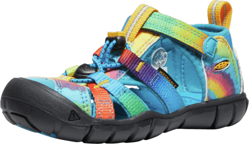 Keen Little Kids' Seacamp II Cnx - Vivid Blue/Original Tie Dye - The Mini Branch
