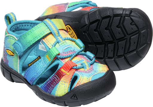 Keen Toddlers' Seacamp II Cnx - Vivid Blue/Original Tie Dye - The Mini Branch