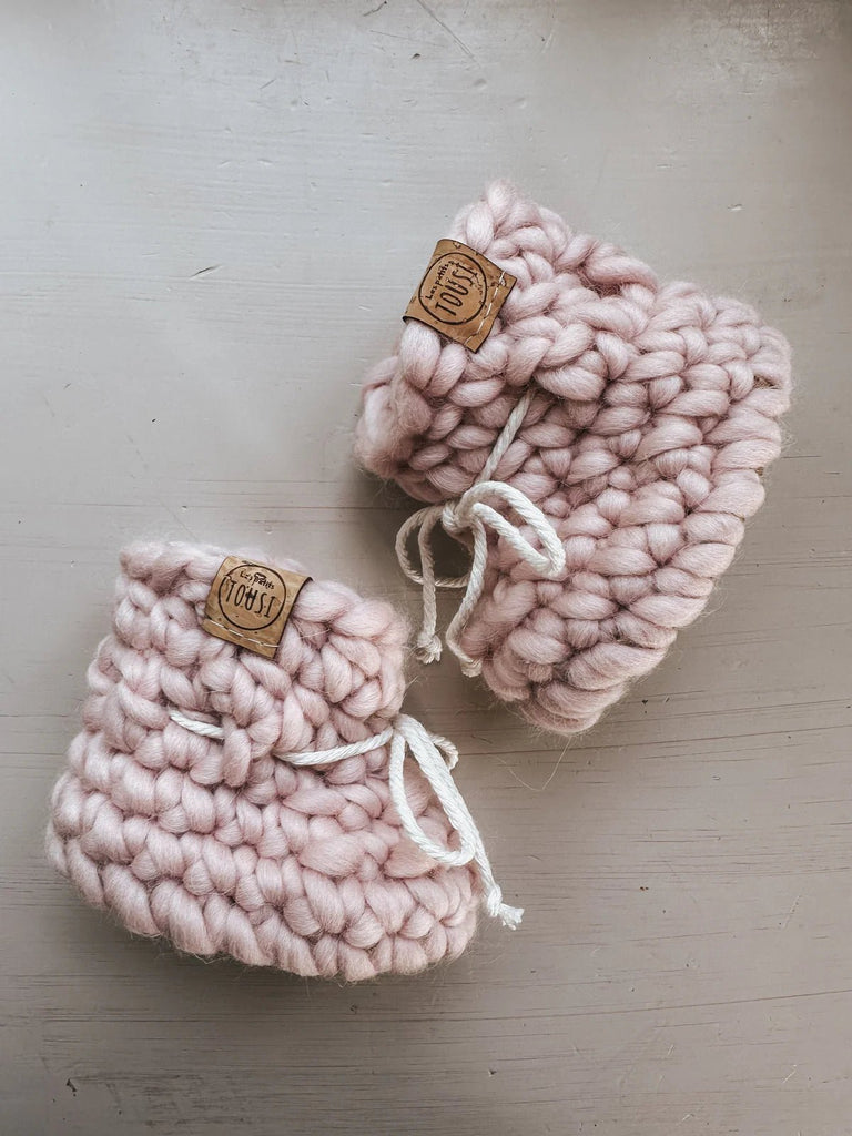 Les Petits Tousi Classic Mini Slippers - Rose Ballerina - The Mini Branch