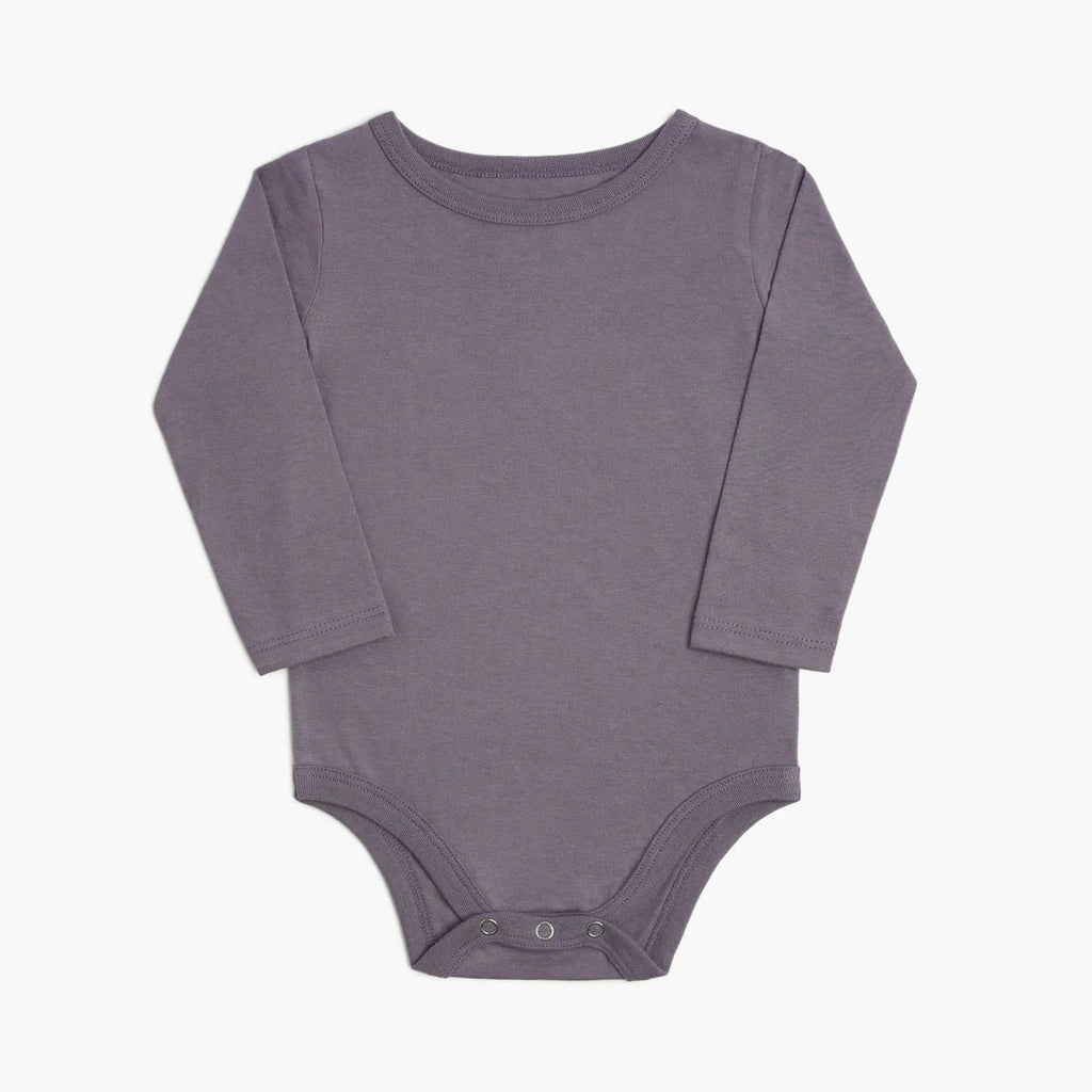 Mini Mioche Cloud Long Sleeve Onesie - Vintage Plum - The Mini Branch