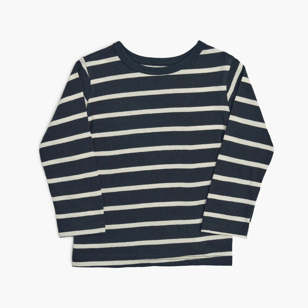 Mini Mioche Cloud Long Sleeve Tee - Navy Stripe - The Mini Branch