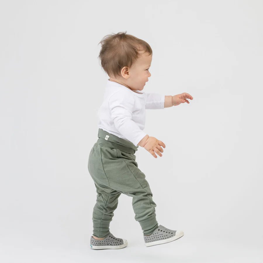 Mini Mioche Cloud Lounge Pants - Thyme - The Mini Branch