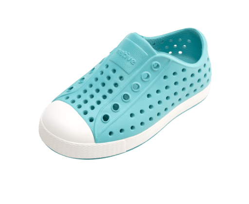 Native Jefferson Big Kids - Pool Blue/ Shell White - The Mini Branch