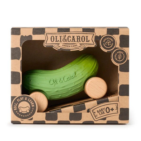 Oli & Carol Baby Car Toy - Pepino The Cucumber - The Mini Branch