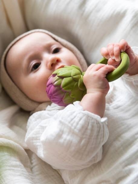 Oli & Carol Rattle Toys - Artichoke Rattle - The Mini Branch