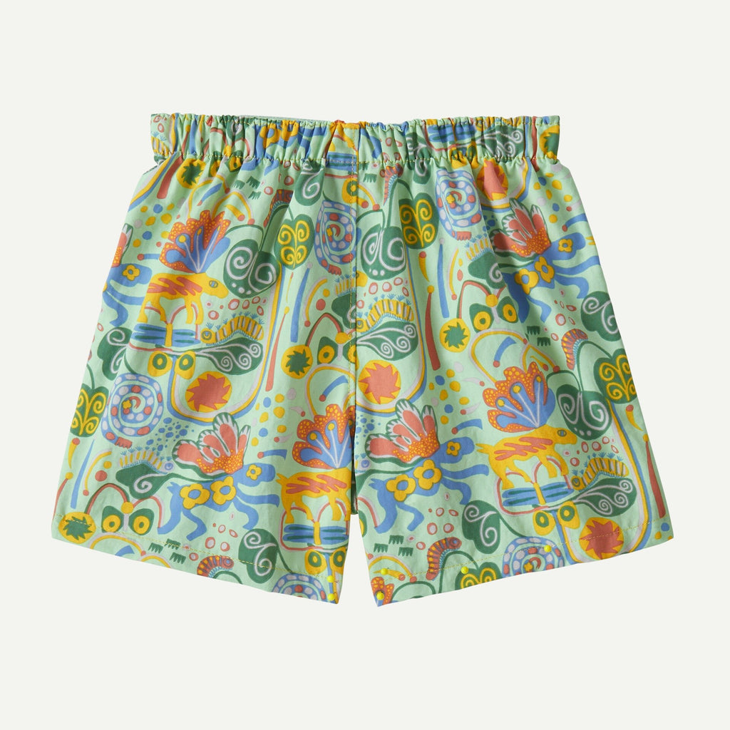 Patagonia Baby Baggies Shorts - Meadow Moose: Rinsed Green - The Mini Branch