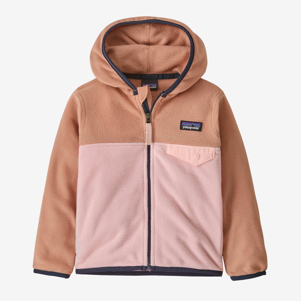 Patagonia Baby Micro D Snap - T Jacket - Mallow Pink - The Mini Branch