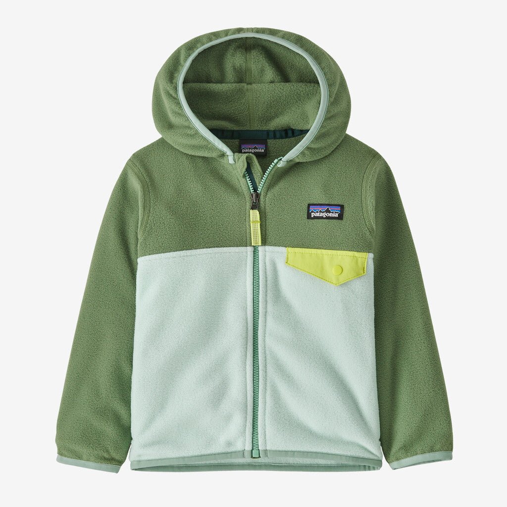 Patagonia Baby Micro D Snap - T Jacket - Wispy Green - The Mini Branch