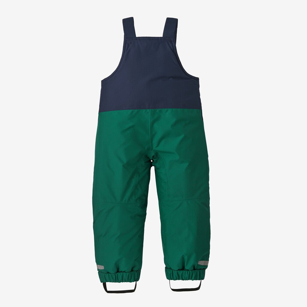 Patagonia Baby Snow Pile Bibs - New Navy w/Conifer Green - The Mini Branch