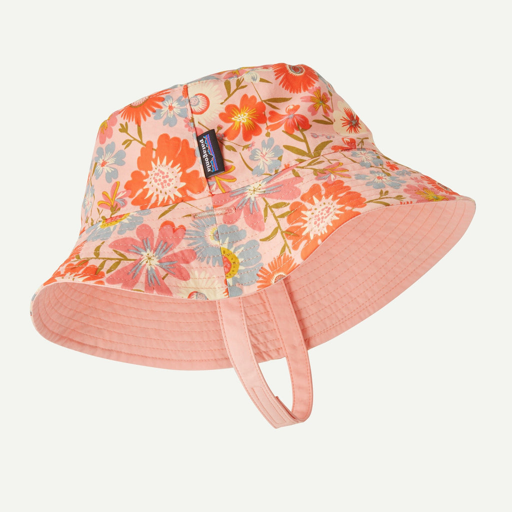Patagonia Baby Sun Bucket Hat - Way Back: Sunlit Pink - The Mini Branch