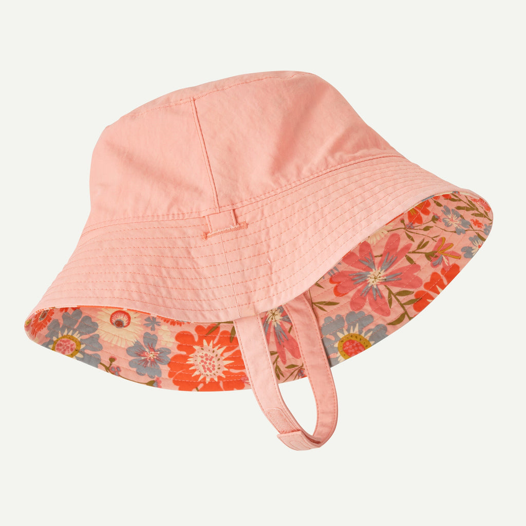 Patagonia Baby Sun Bucket Hat - Way Back: Sunlit Pink - The Mini Branch