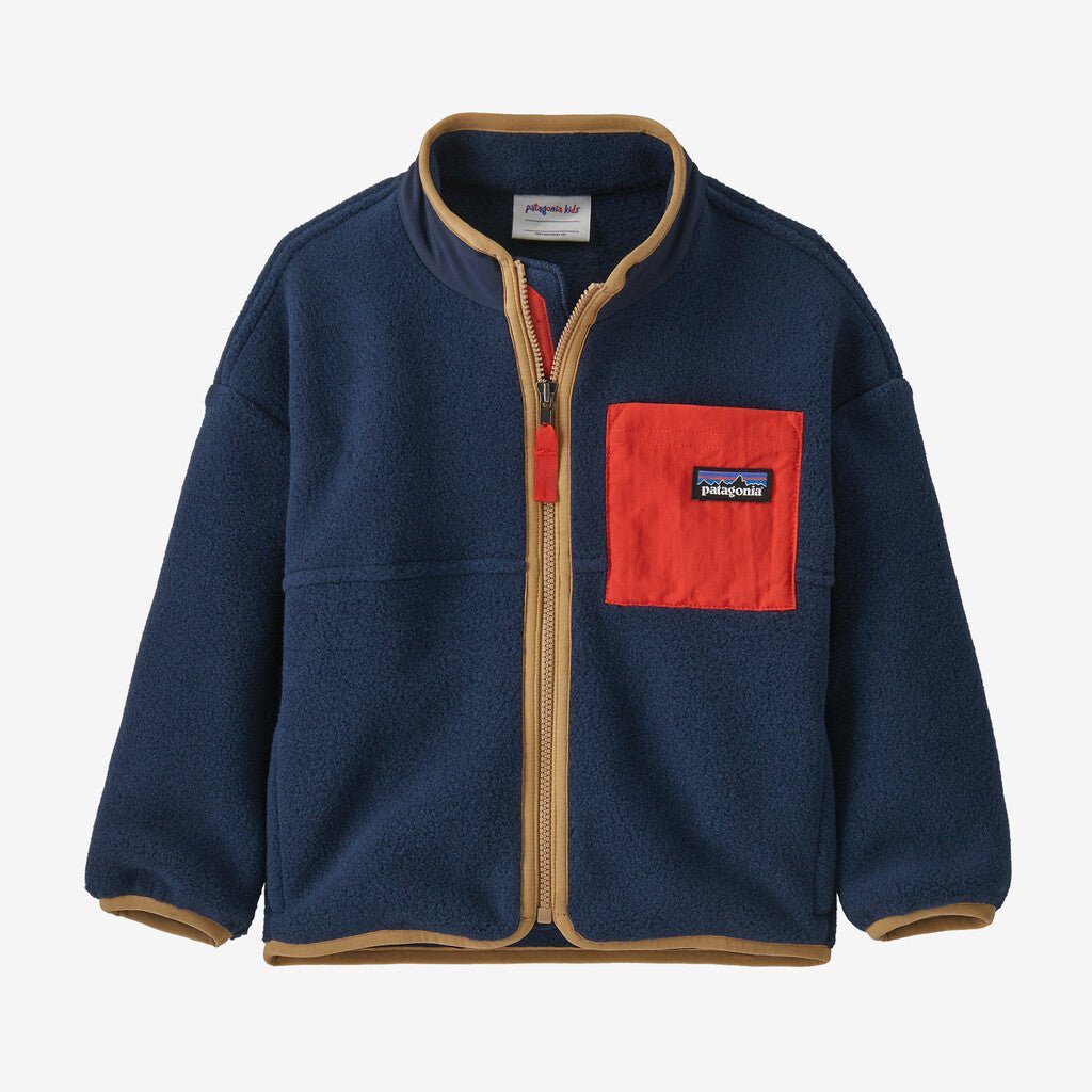 Patagonia Baby Synch Jacket - New Navy w/Madder Red - The Mini Branch