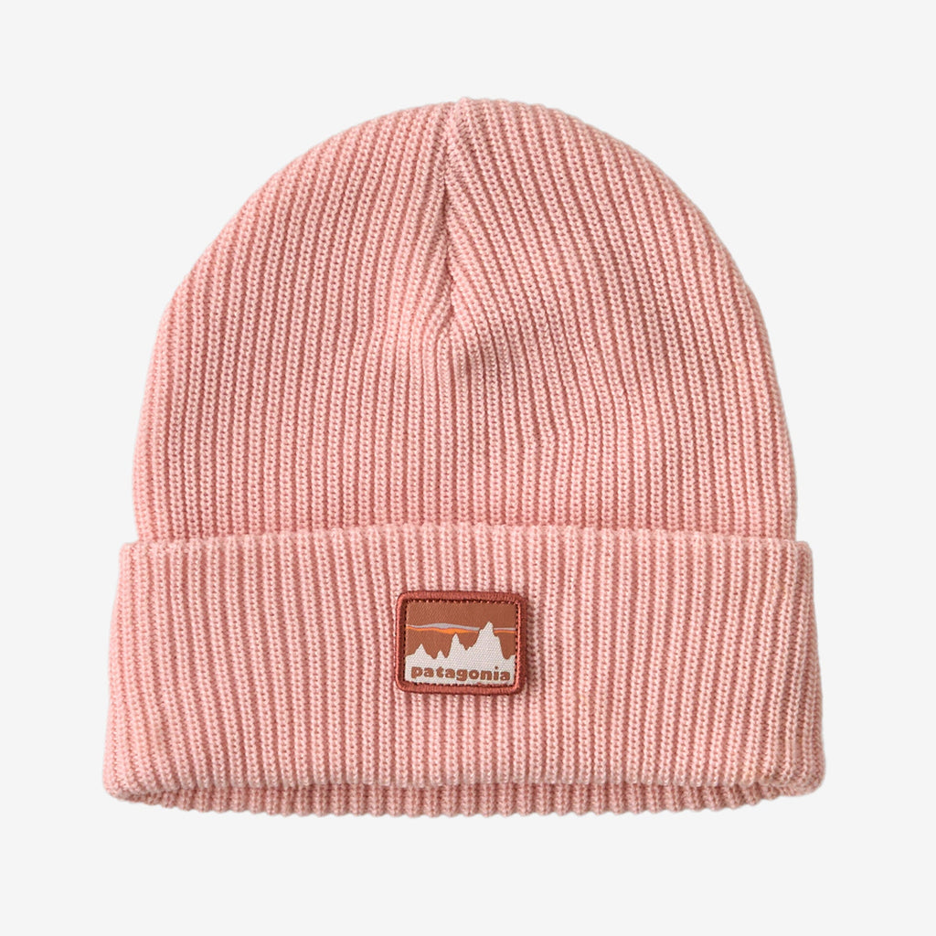 Patagonia Kid's Logo Beanie - '73 Skyline: Mallow Pink - The Mini Branch