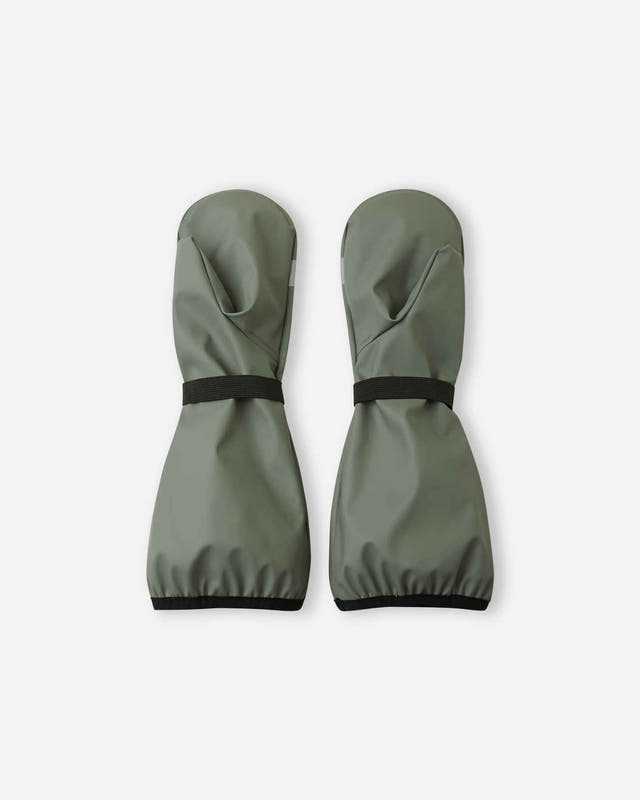 Reima Rain Mittens - Puro - Greyish green - The Mini Branch