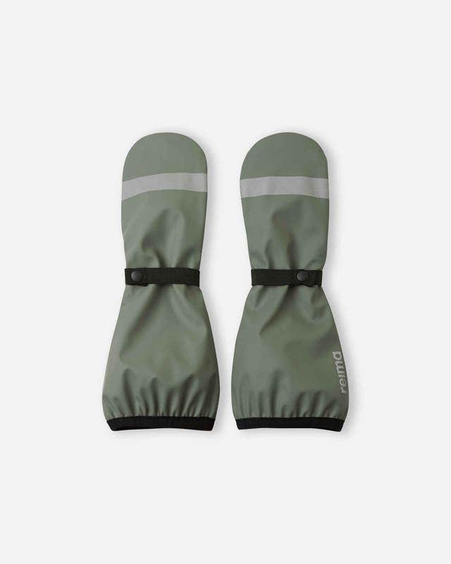 Reima Rain Mittens - Puro - Greyish green - The Mini Branch